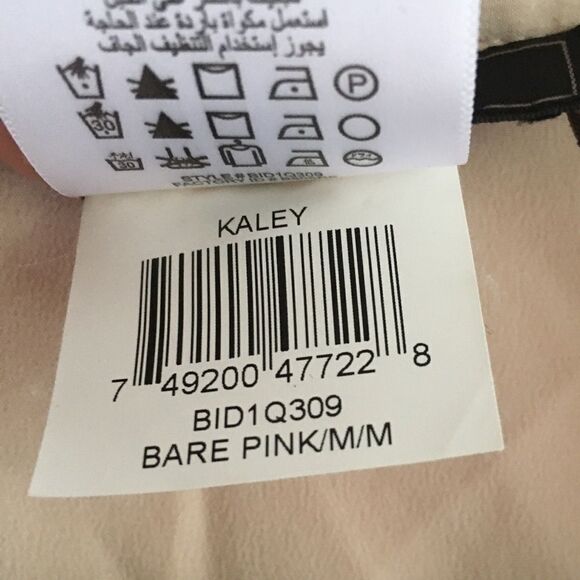 BCBGMAXAZRIA Kayley Sleeveless Silk Asymmetrical Long Tunic Blouse Blush M - Picture 5 of 5